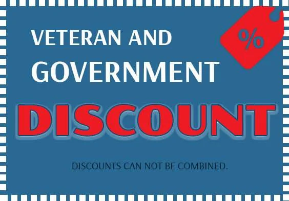 Veteran and Government Discount